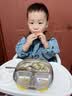 COOKSS儿童餐盘宝宝吸盘式304不锈钢辅食盘学生饭盒餐具三格托盘 实拍图