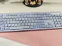 联想（Lenovo）无线键盘鼠标套装 键鼠套装 全尺寸键盘 商务办公 USB 适用笔记本台式机一体机 KN220 紫色 实拍图