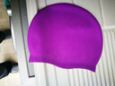 浩沙（hosa）游泳帽男女士成人硅胶防水泳帽 专业长发护耳舒适不勒头泳帽 天蓝 实拍图