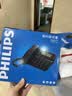 飞利浦（PHILIPS）电话机座机 固定电话 办公家用 家庭有线电话 来电显示 双接口 免电池 CORD118黑色 实拍图