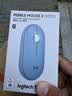 罗技（Logitech）PEBBLE 2.0 无线蓝牙鼠标 静音鼠标 办公鹅卵石便携 升级Pebble2代 蓝色 实拍图