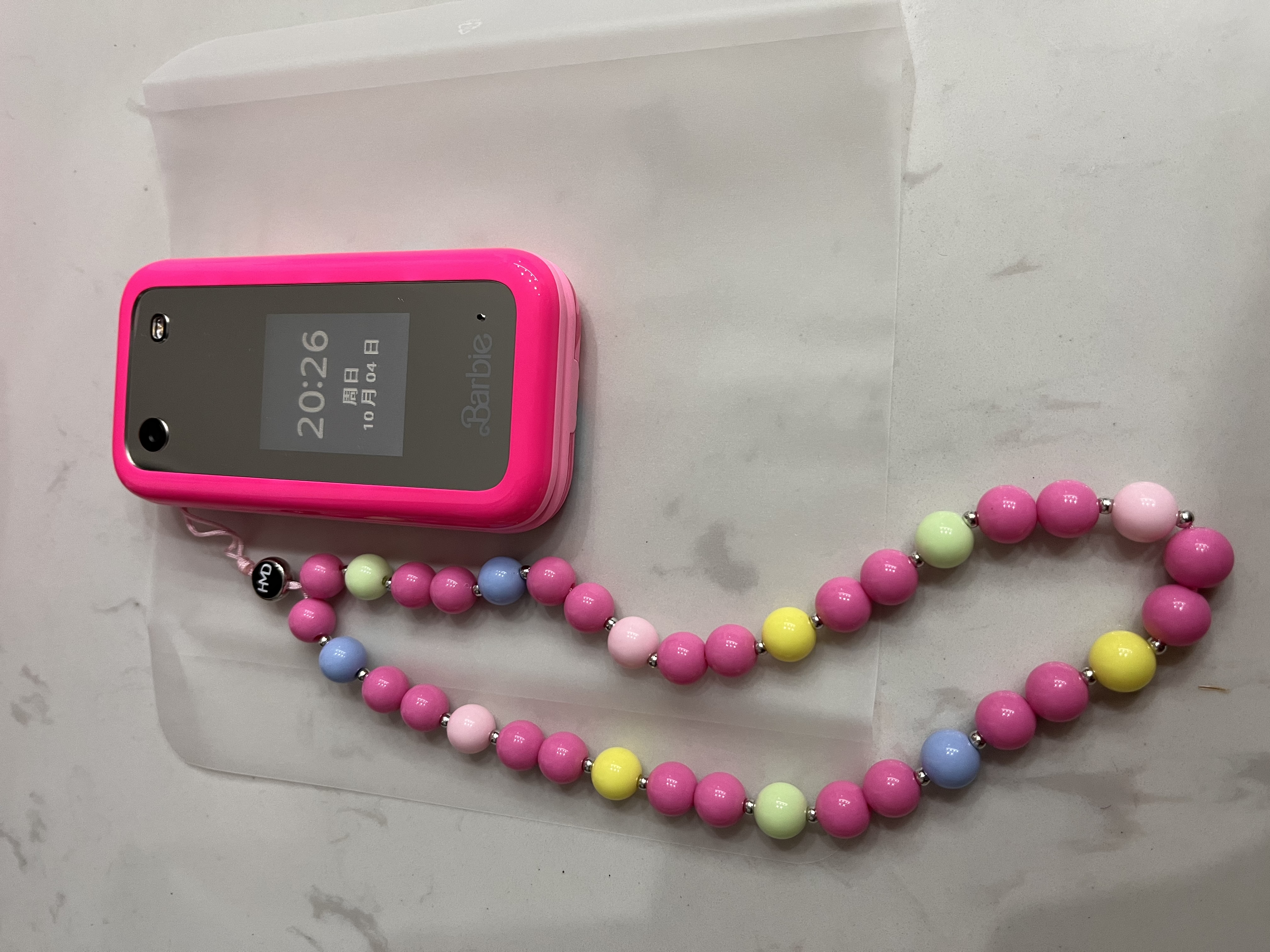 HMD芭比手机Barbie Phone礼盒套装4G全网通 传承诺基亚经典 翻盖学生备用时尚手机礼品礼物 魔力粉 实拍图