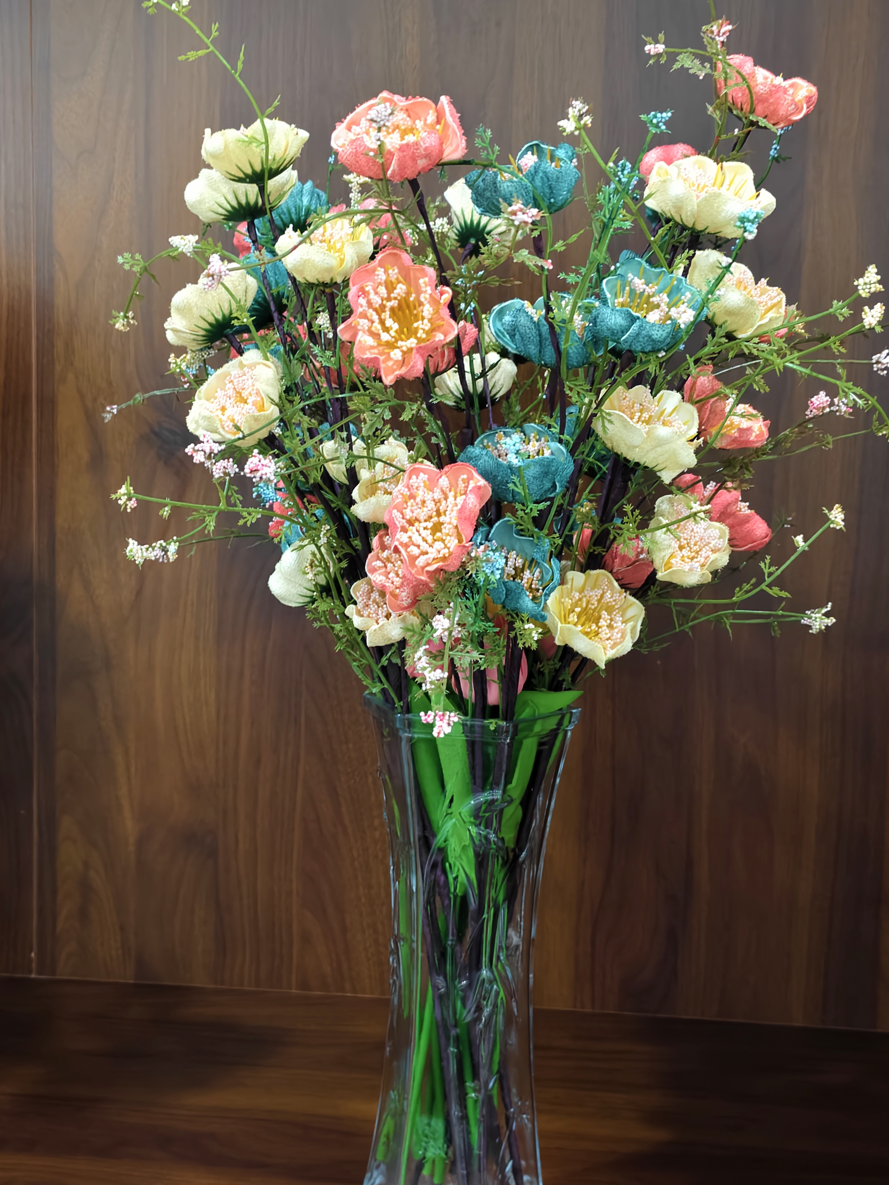 京东鲜花轻奢高端10支杜鹃花仿真花束摆设餐桌客厅乔迁插花装饰假花摆件 实拍图