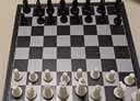 友邦（UB） 国际象棋黑白色磁性可折叠便携培训教学用棋露营(中号) 实拍图