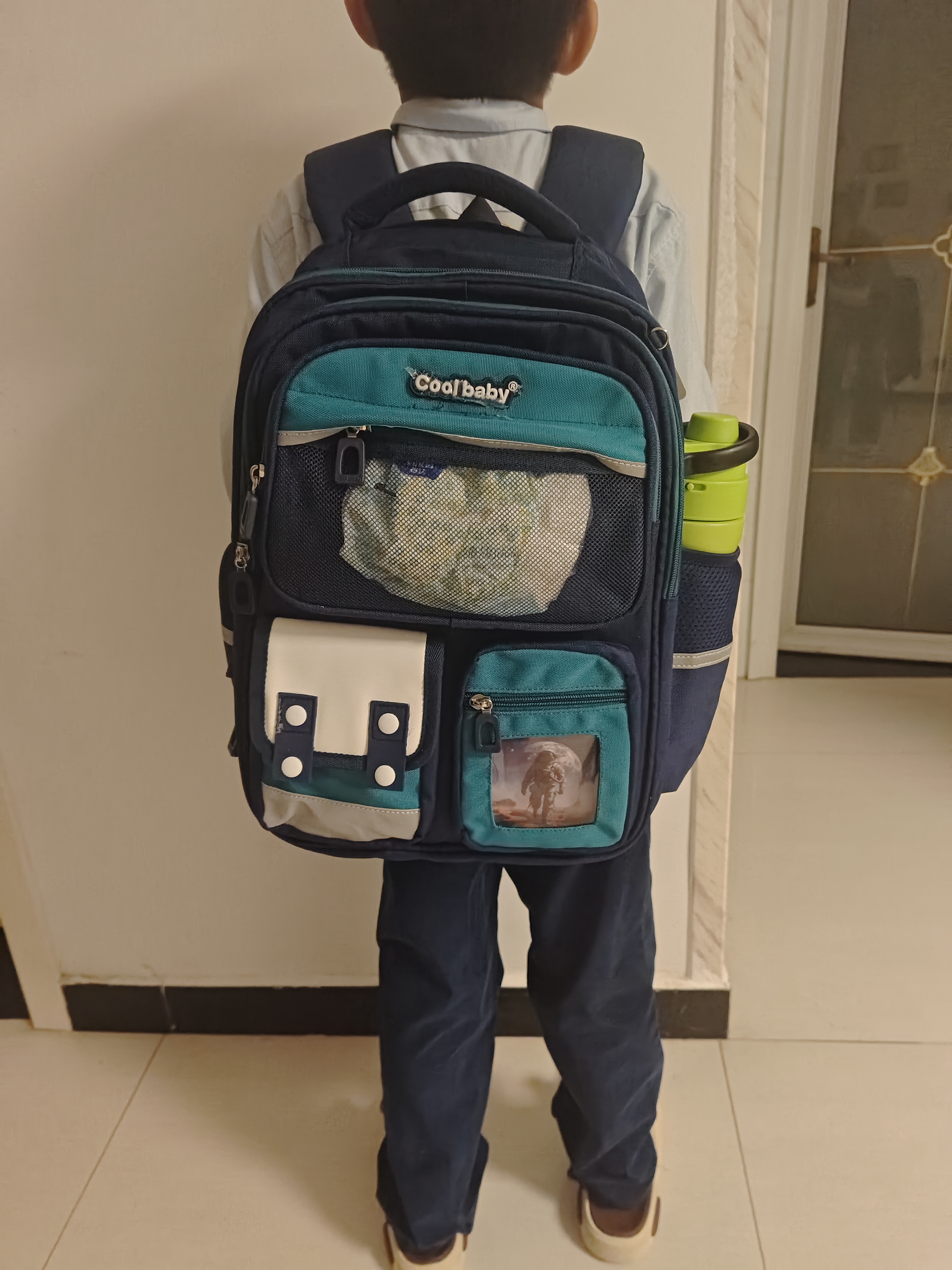 COOLBABY书包小学生3-6年级儿童双肩包护脊减负男女孩背包送蛋仔派对挂件 实拍图