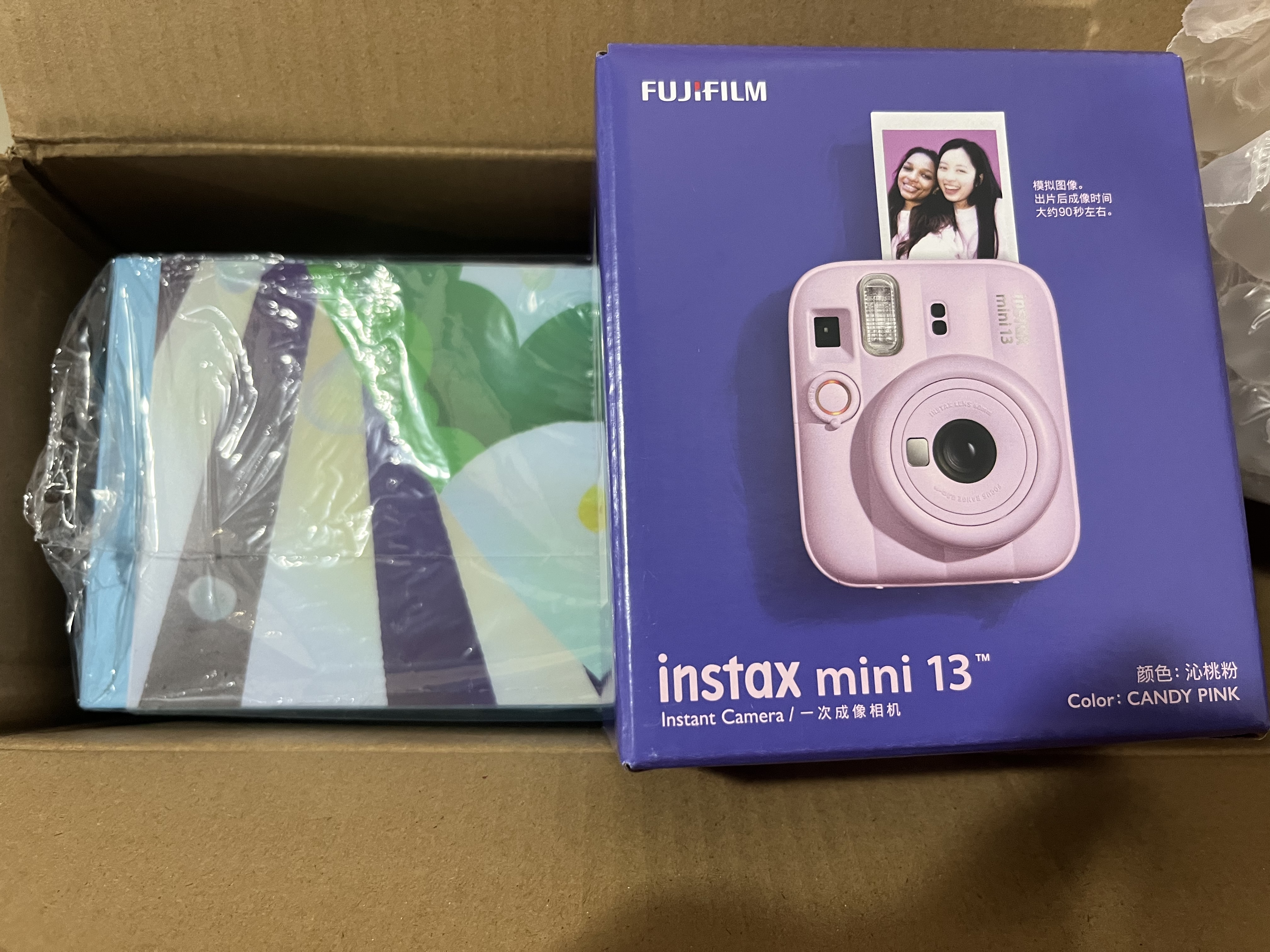 INSTAX富士instax立拍立得 一次成像相机 miniSE（mini7+升级款）蓝色 实拍图