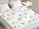 童葵（tongkui）隔尿垫婴儿大号可洗防水床单超大透气宝宝护理垫姨妈蓝鹿150*200 实拍图