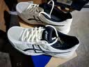 亚瑟士ASICS网面跑鞋百搭男鞋缓震运动鞋透气跑步鞋 GEL-CONTEND 4 白色/银色 40.5 实拍图