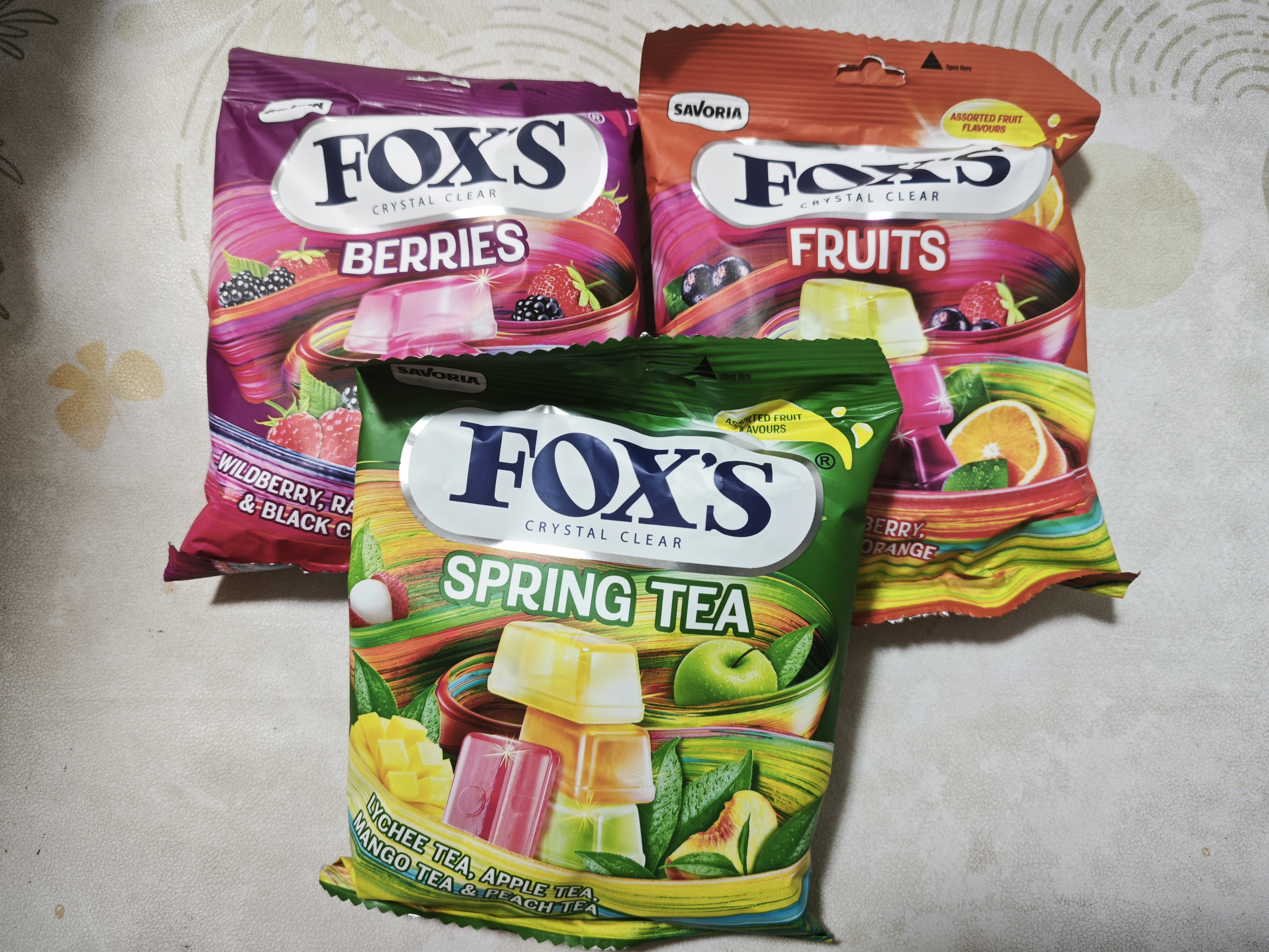 Fox's霍士水晶糖杂莓+四季+水果 三味混合80g*3印尼进口硬糖零食糖果 实拍图