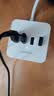 绿联USB3.0扩展器高速4口分线器 扩展坞HUB集线器 笔记本电脑一拖四多接口转换器延长线1.5米30221 实拍图