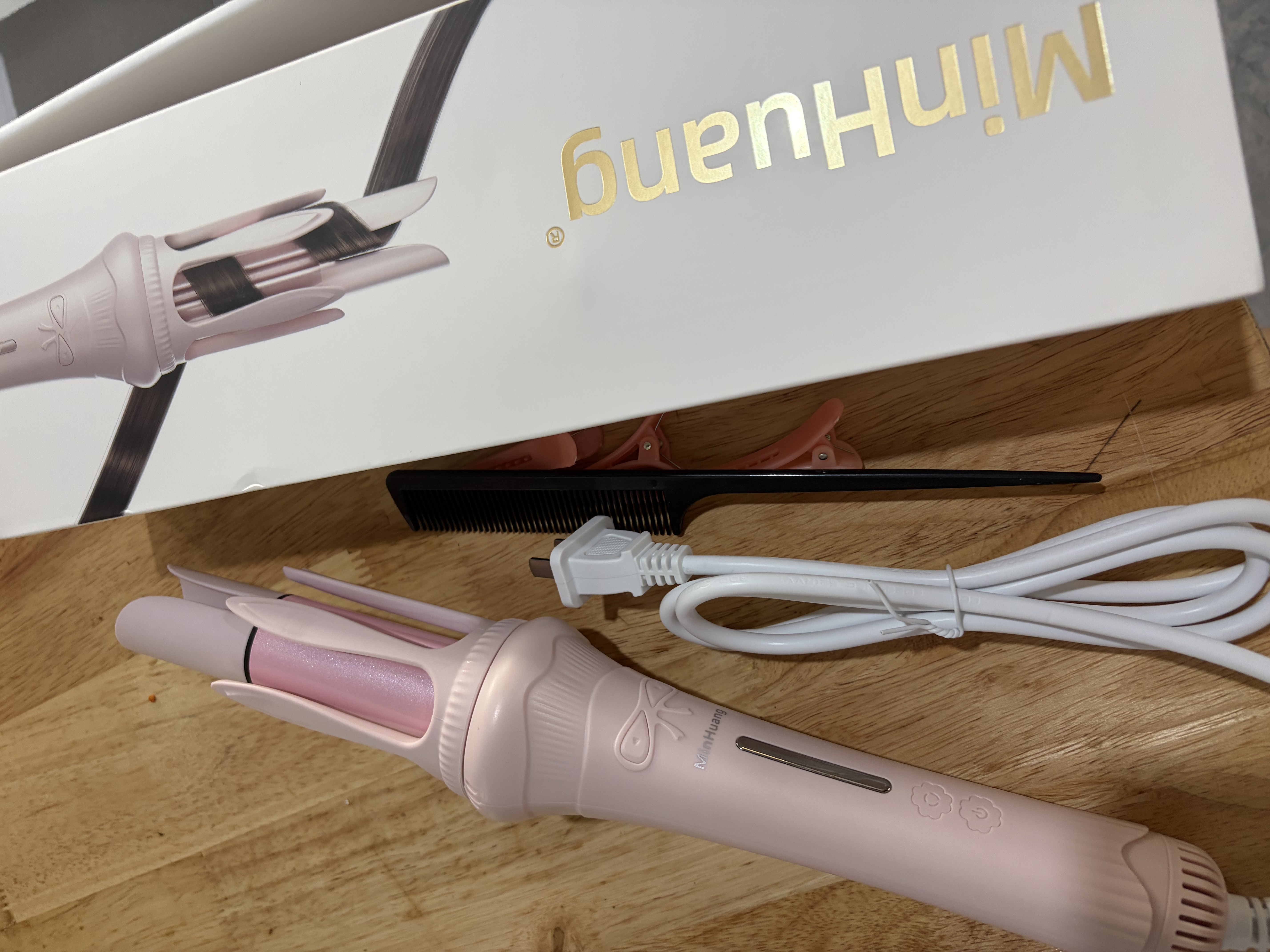 敏煌（MinHuang）全自动卷发棒神器32mm持久定型大卷大波浪式电烫发懒人负离子 实拍图