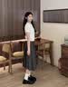 回力女鞋厚底乐福鞋女款2026新款秋季单鞋软底不累脚黑色小皮鞋女 黑色 37 实拍图