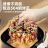 述屋说空气炸锅吊烤架专用烧烤架烤箱烤肉挂架烤串架羊肉串架子挂钩60串 实拍图