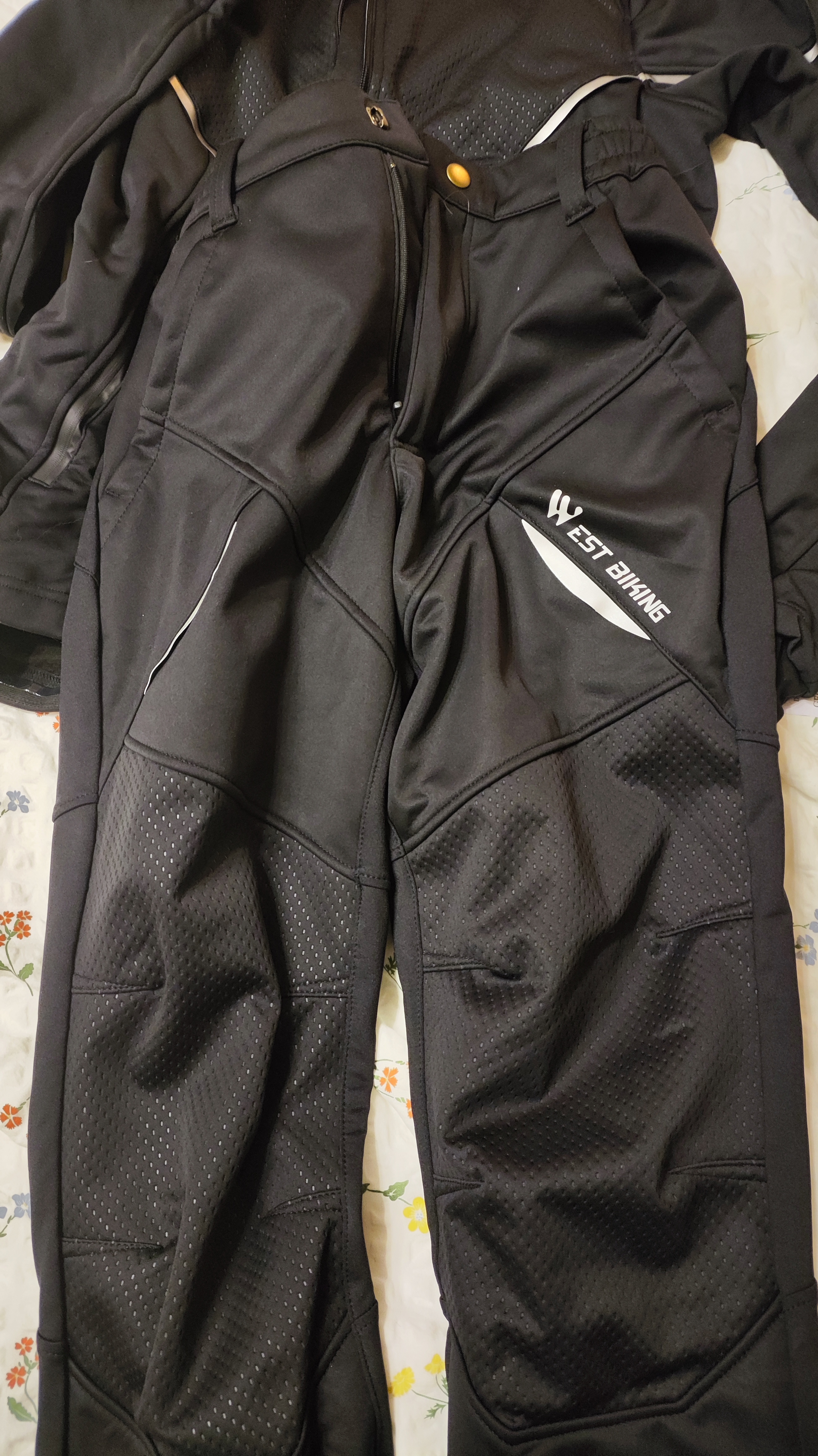 西骑者（WestBiking）西骑者秋冬季自行车骑行服长袖套装保暖加绒骑行运动服 实拍图