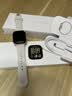 Apple/苹果【教育优惠】WatchSeries12智能手表GPS款42毫米浅金色铝金属表壳沙砾色运动型表带S/M 实拍图