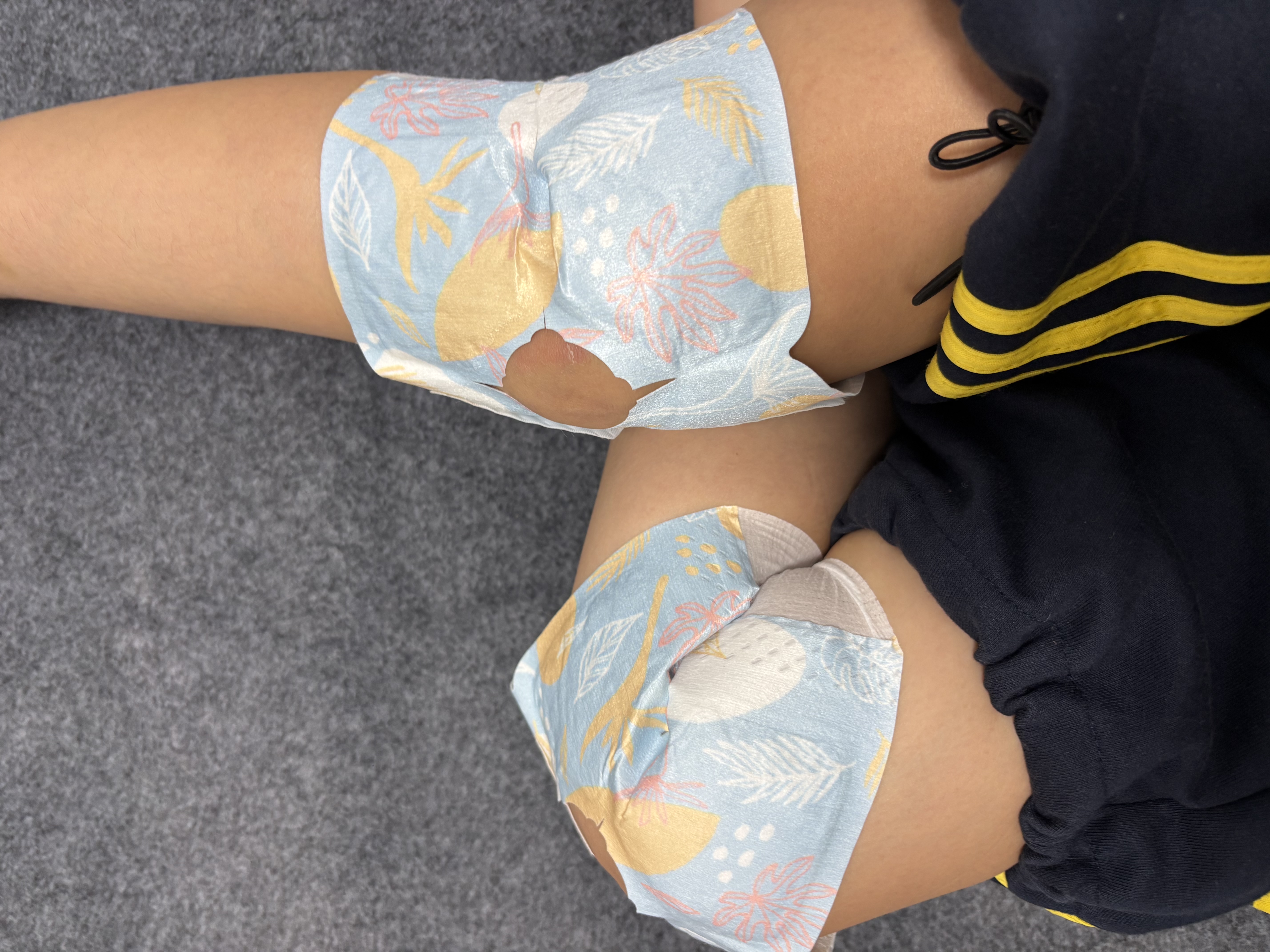 内廷上用氨糖软骨素护膝盖关节蒸汽热敷艾灸草生姜发热暖宝8贴 实拍图