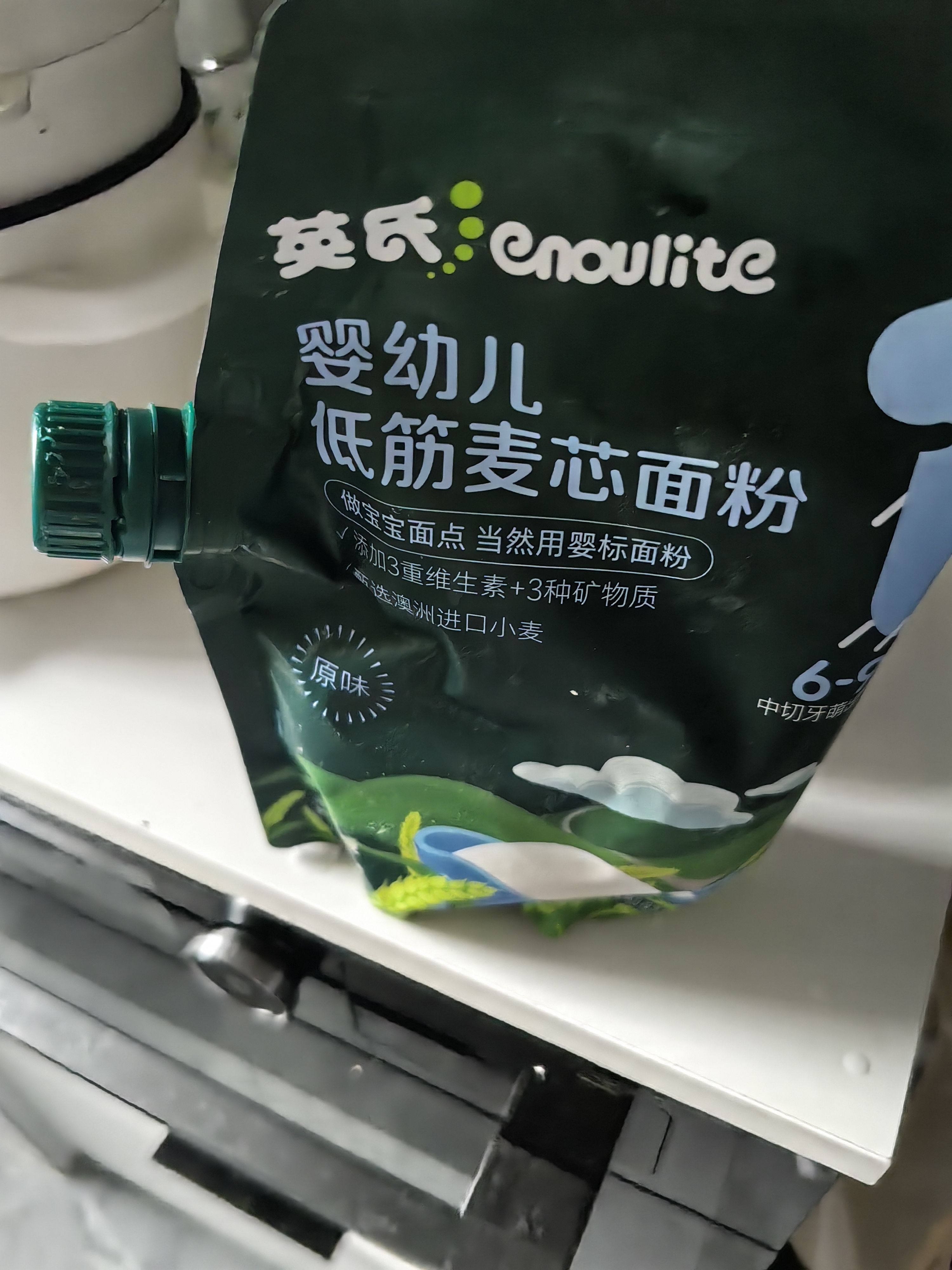 英氏婴幼儿麦芯低筋面粉500g 婴标自制辅食蛋糕面包吐司儿童早餐7月+ 实拍图