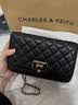 CHARLES&KEITH经典菱格链条小方包单肩斜挎包包女包生日礼物送女友CK2-70160131 实拍图