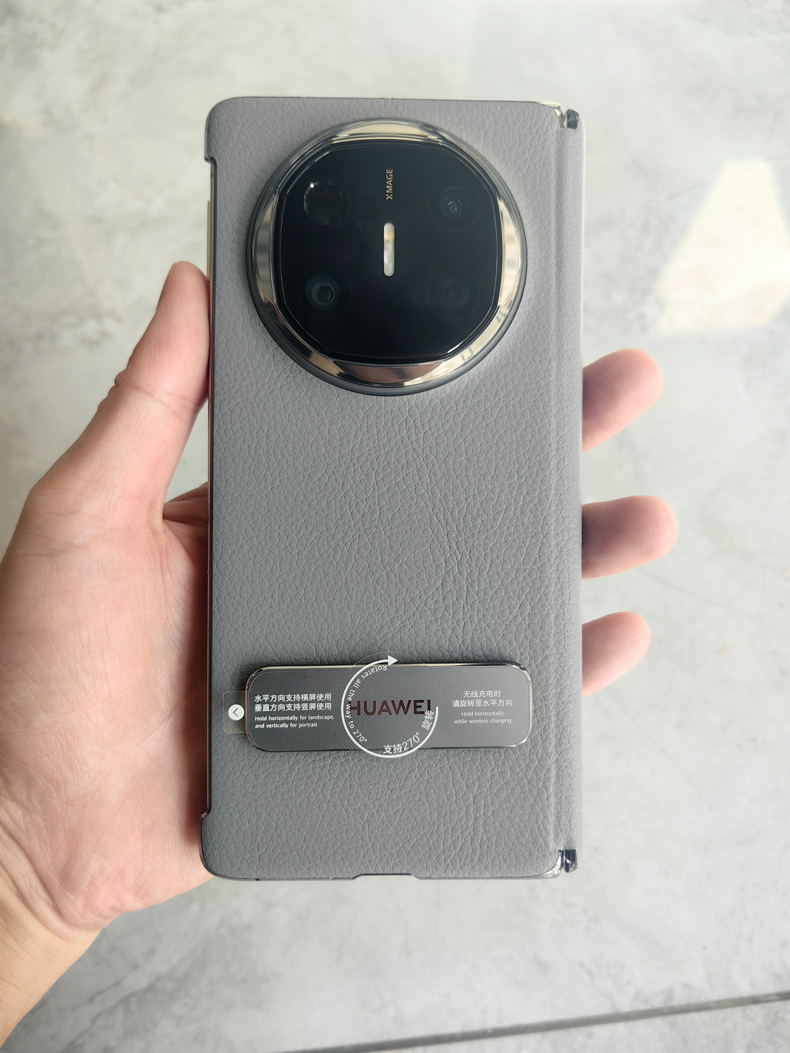 HUAWEI Mate X6 12GB+512GB星云灰分布式玄武架构 鸿蒙大屏AI 红枫原色影像折叠旗舰手机 折叠屏 实拍图