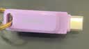 Sandisk闪迪256GB Type-C USB3.2 手机U盘DDC3紫色 读速高达400MB/s 自动备份 手机电脑两用 双接口大容量优盘 实拍图