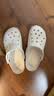卡骆驰（CROCS）贝雅卡骆班洞洞鞋|205089 冬日白/彩色-1LI   39 (240mm)   实拍图
