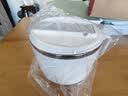 京东京造 泡面碗 上班族304不锈钢饭盒小学生双层防烫1.3L白色 配筷勺 实拍图