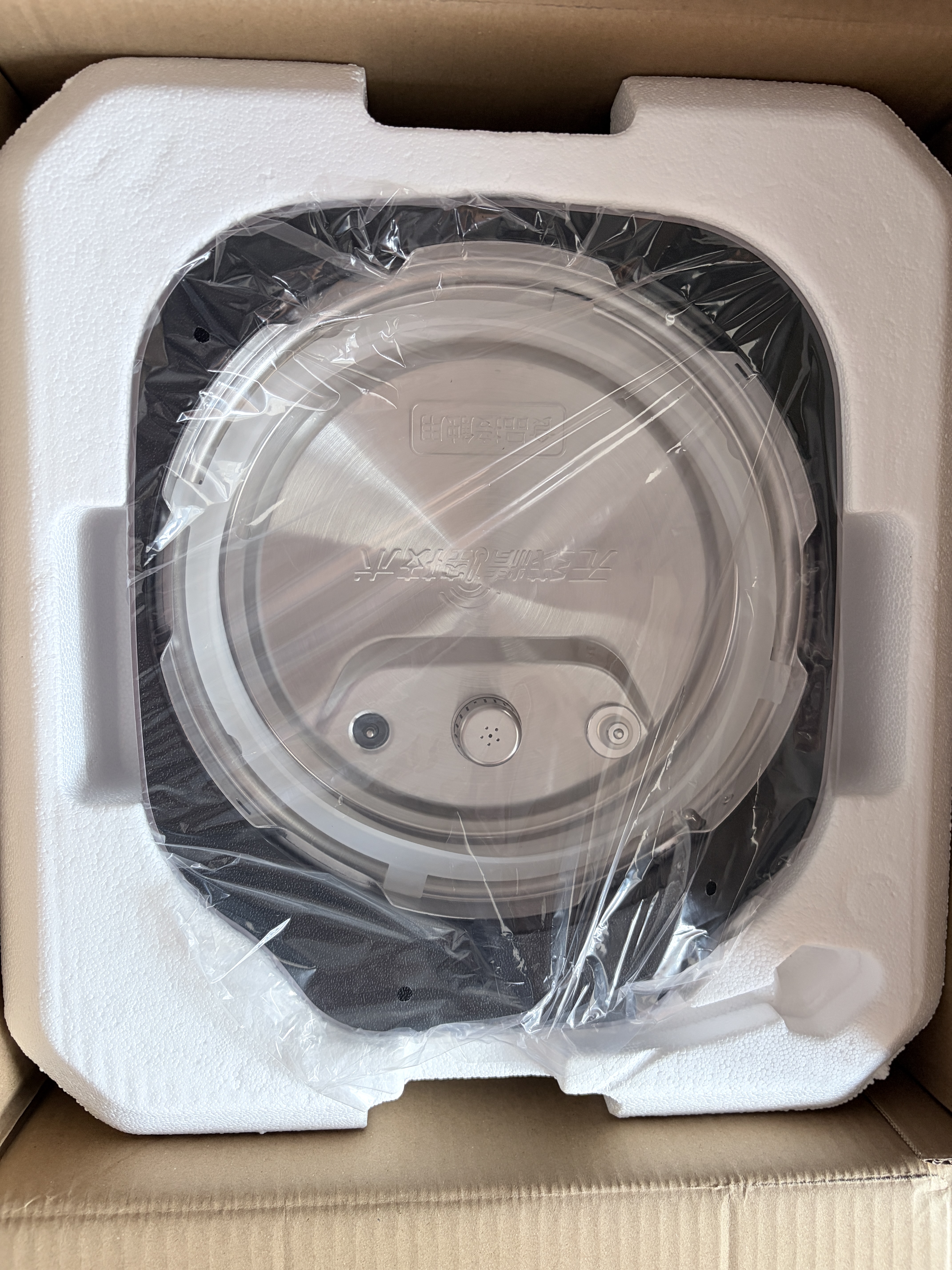 苏泊尔（SUPOR）鲜呼吸系列电压力锅5L 0涂层精钢内胆配蒸笼 4-6人家用电饭煲高压锅SY-50FC5033 实拍图