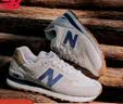 NEW BALANCE秋季男女同款复古灰色耐磨轻便运动休闲鞋574系列ML574LGI 41.5 实拍图