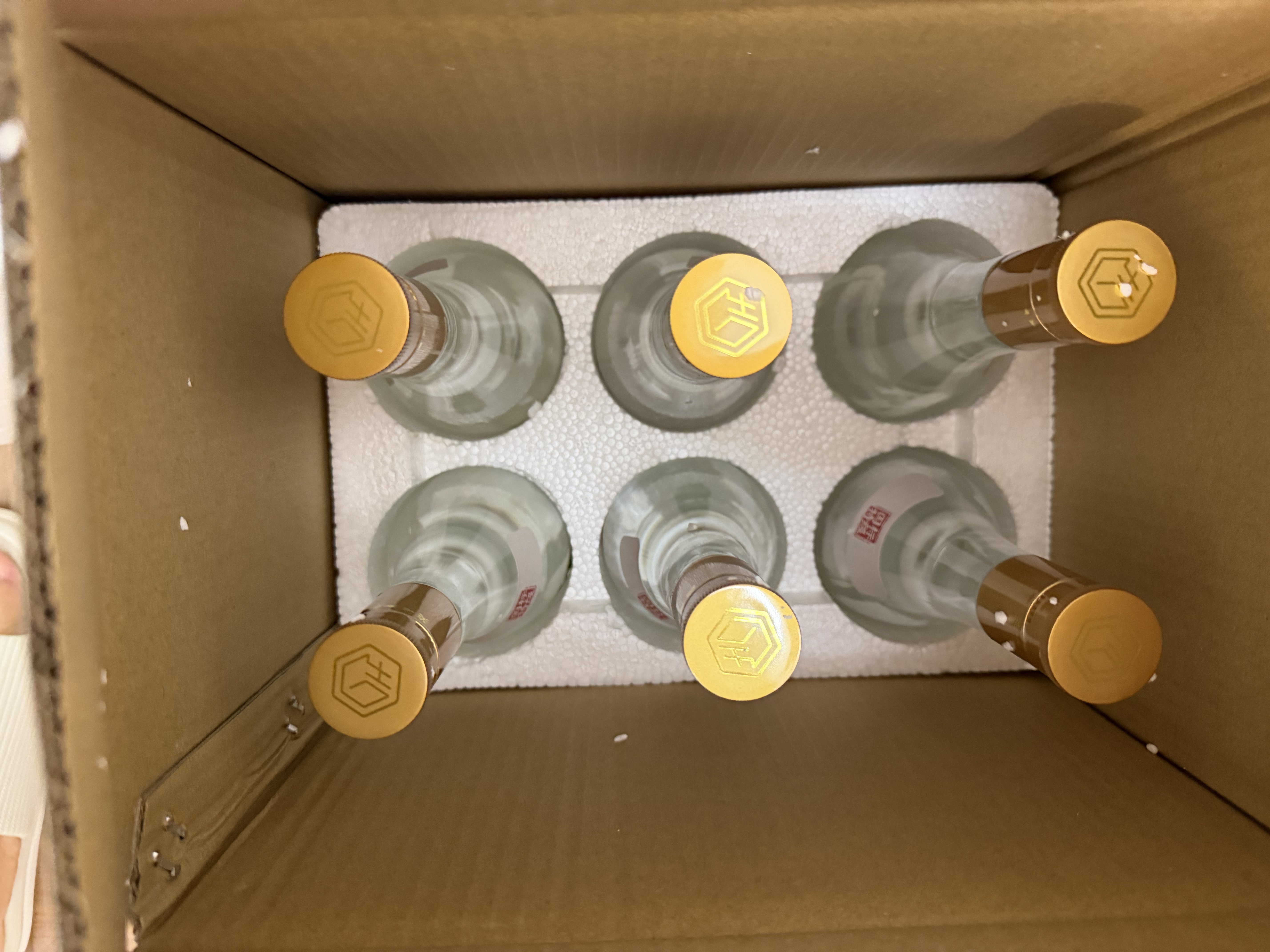 京东京造清香老味道 53度 清香型白酒 特级酒体 475ml*6瓶 黄盖 高粱白酒 实拍图