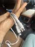 GUGI三合一充电器66W100W120W快充套装车载一拖三头手机数据线适配苹果type-c华为小米安卓原装充电线 【银白色】6A闪电快充丨三线同充1.2米 全兼容88W/66W/40W手机/国家3C 实拍图