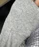优衣库罗纹连帽T恤/长袖女装488298 03 灰色 M 晒单实拍图