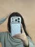 毕亚兹适用苹果18pro手机壳iPhone17Pro 保护套【MagSafe无线充电】气囊防摔软边护机抗黄透明磁吸护甲壳 实拍图