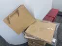 四万公里牛皮纸袋礼品袋手提袋茶叶手提袋纸袋定制外卖打包袋服装袋蜂蜜袋【10个】牛皮纸横款32*11.5*28CM 实拍图