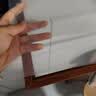 具才正方形画框中式书法作品结婚证相册山水国画全家福十字绣空框实装裱挂墙摆台展相框架 38x38cm 实拍图