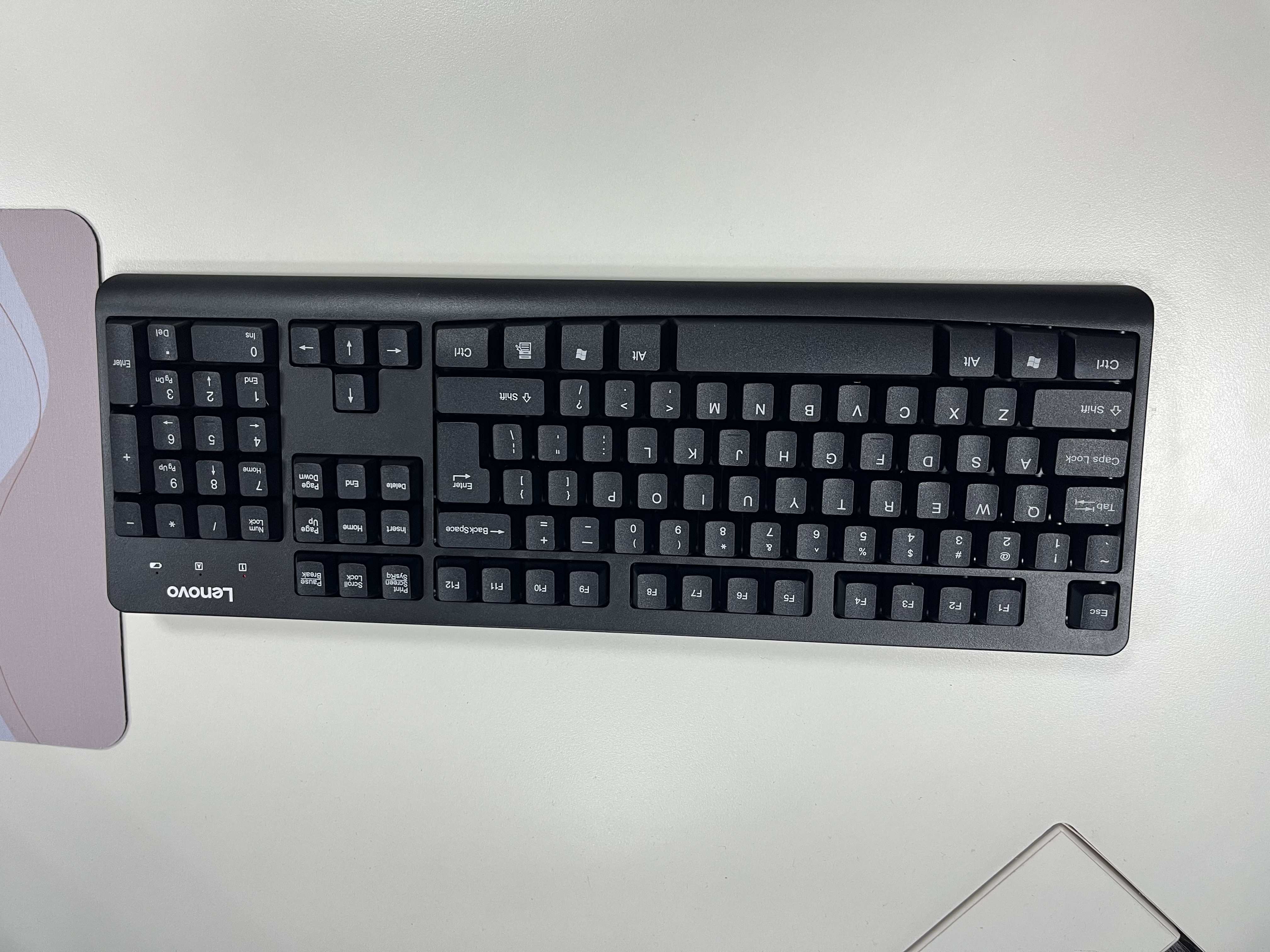 联想（Lenovo）无线键盘鼠标套装 无线键鼠套装 办公鼠标键盘套装 KN101电脑键盘笔记本键盘 实拍图
