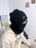 JEEP帽子男冬季防风防寒保暖帽子围脖男士户外加绒帽子面罩套装 黑色（面罩帽子） 实拍图