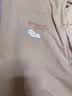 猫人睡衣女士100%纯棉长袖纯色带胸垫简约宽松睡裙家居服虾粉L 实拍图