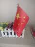 优和（UHOO）国庆小国旗手持小红旗手摇旗 小五星红旗帜旗杆 8号5面带杆14*21cm送贴纸 户外儿童手拿小旗子带杆 实拍图