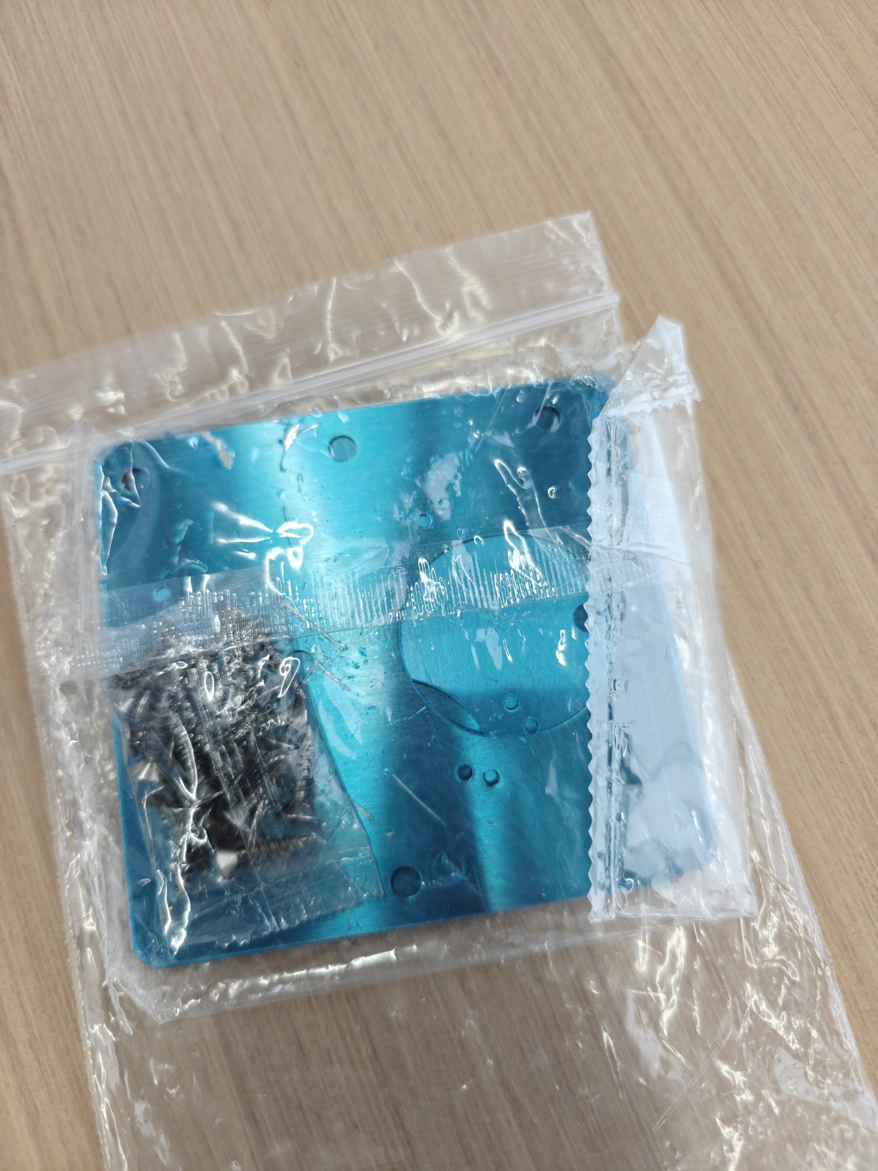撼天工合页固定板柜门合页修复板铰链修复片柜门合页修复神器  90*90*厚0.8mm 4个装 京仓发货 实拍图