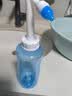 维德手动洗鼻器成人儿童生理盐水鼻炎鼻腔清洗冲洗器500ml+30包洗鼻盐 实拍图