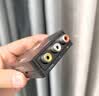 毕亚兹 HDMI转AV转换器 数字高清转3RCA音视频线红白黄 带USB供电 笔记本电脑大麦小米盒子机顶盒连电视 实拍图