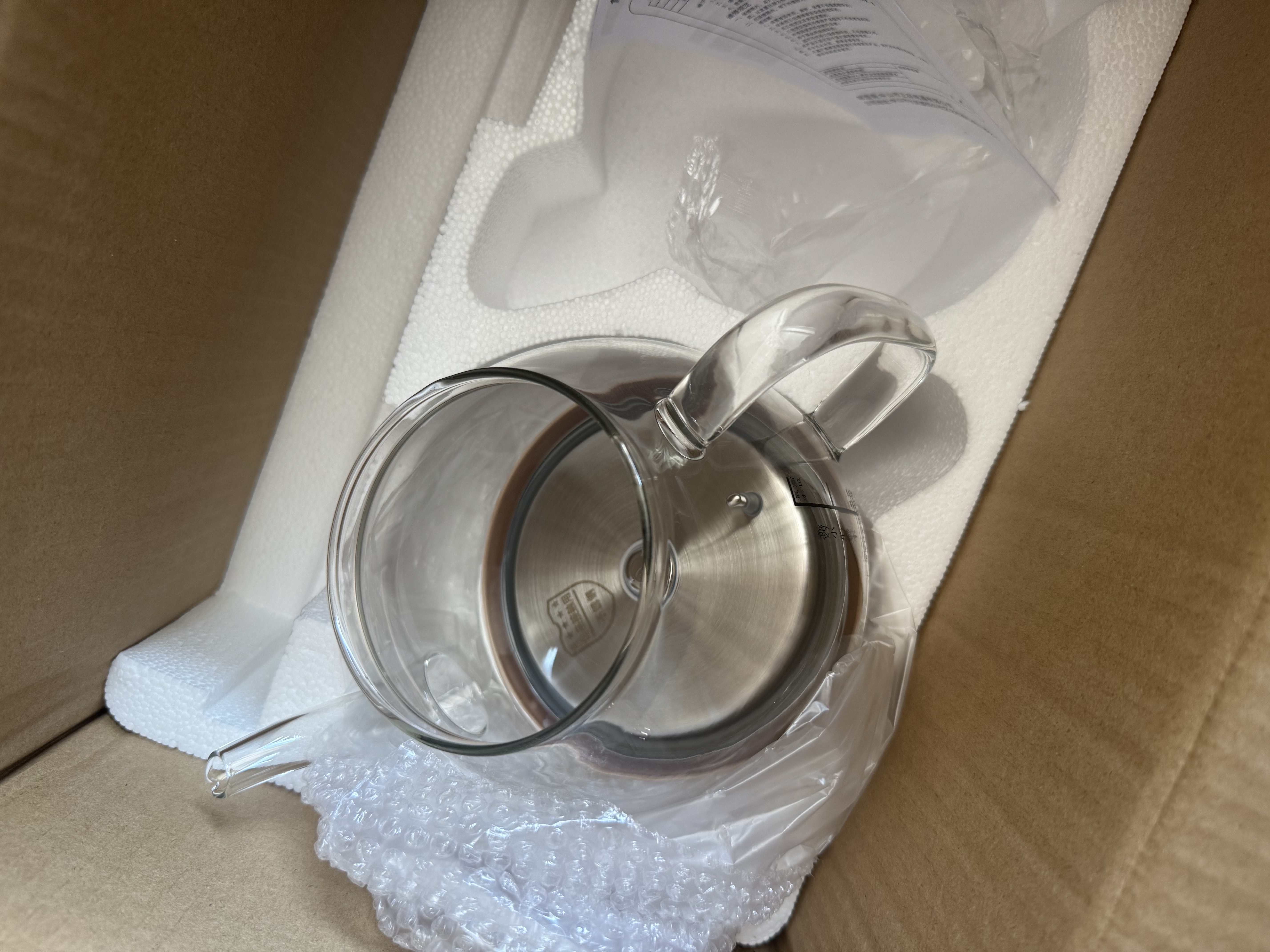 益茶福全自动上水电热水壶底部上水嵌入式电茶炉烧水壶烧水一体机玻璃煮茶壶保温泡茶壶开水壶 1L 保温玻璃套装SQ-008金色 实拍图