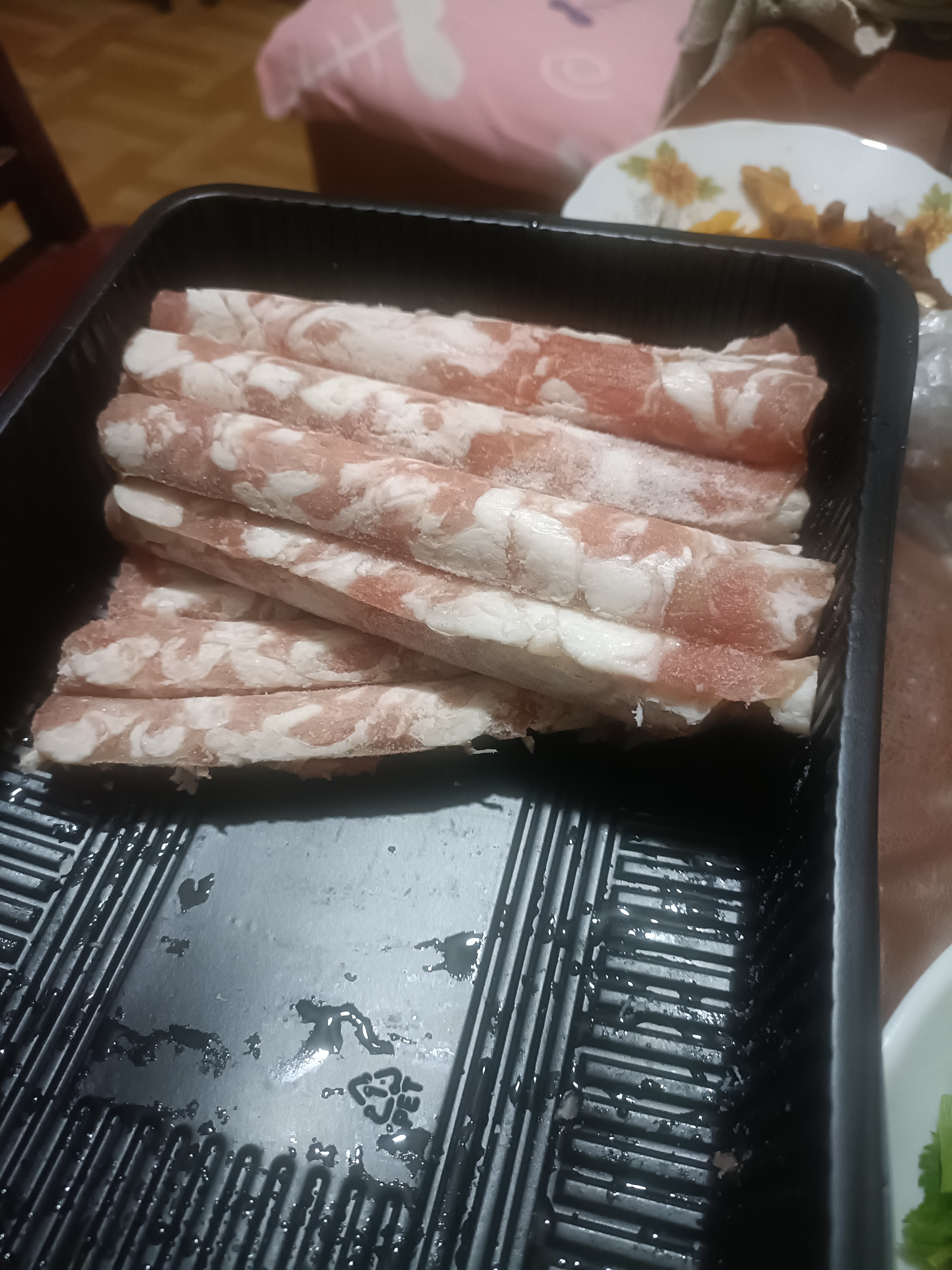 鲜京采惠选 内蒙古原切羔羊肉卷净重2斤 火锅涮肉 实拍图