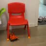 四万公里儿童靠背凳加厚儿童小椅子幼儿园靠背椅浴室防滑宝宝家用塑料椅子结实小凳子板凳学习洗澡座椅餐椅可叠放红色 实拍图