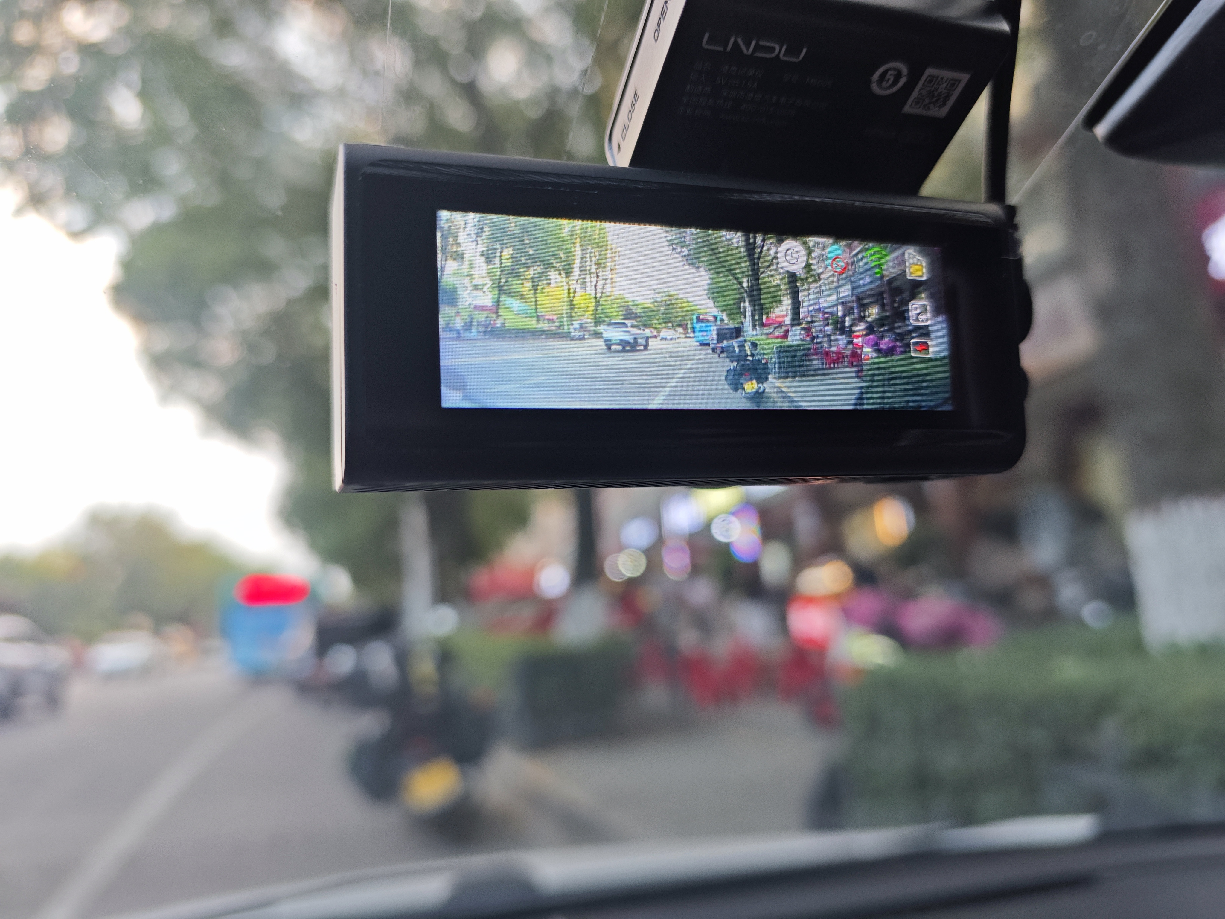 LNDU凌度行车记录仪M500S 2160P/4K高清双录停车监控语音声控+64G卡 实拍图