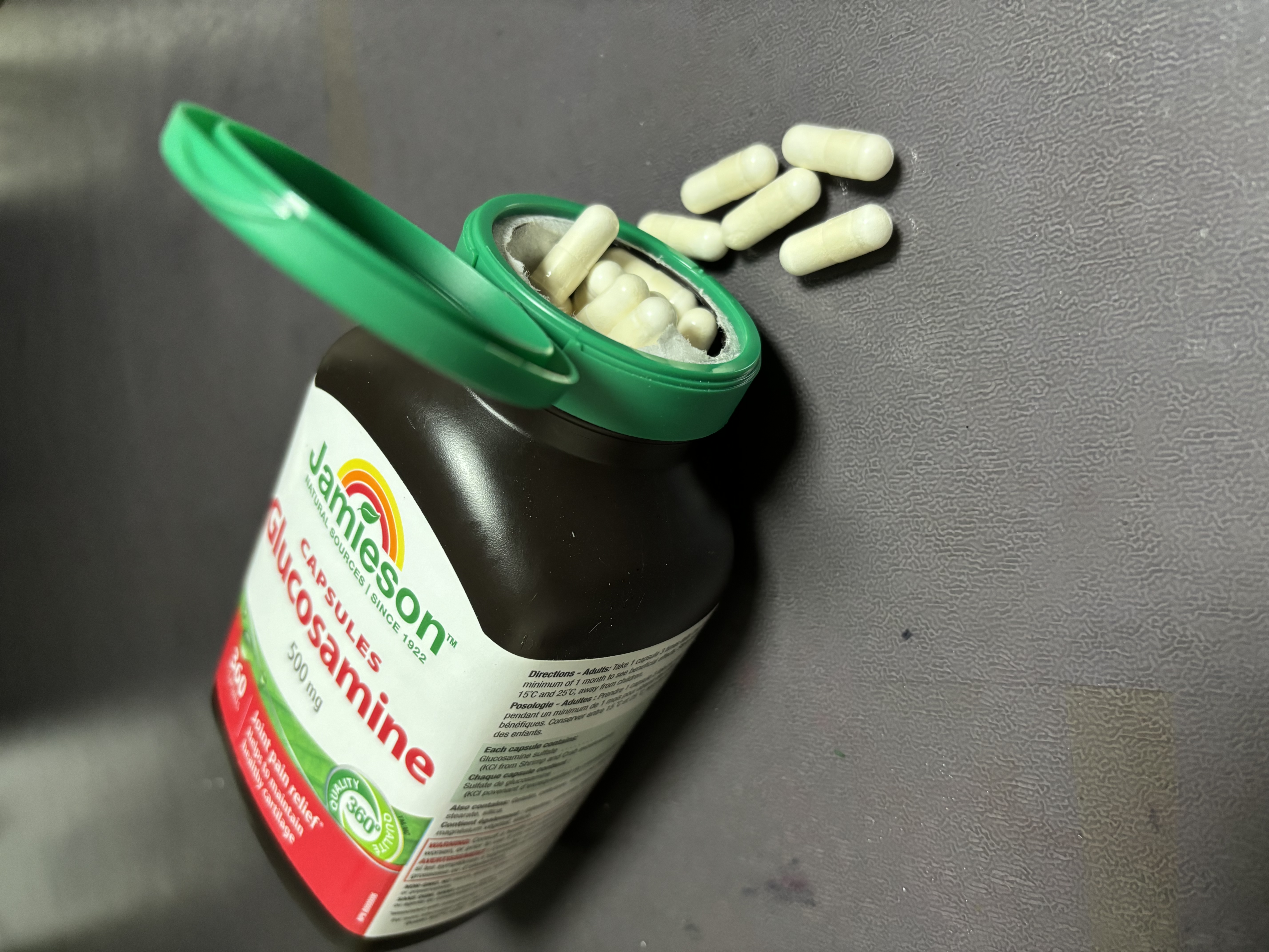 健美生（Jamieson）维骨力氨糖胶囊500mg 360粒/瓶 含葡萄糖胺保护关节补软骨中老年 实拍图