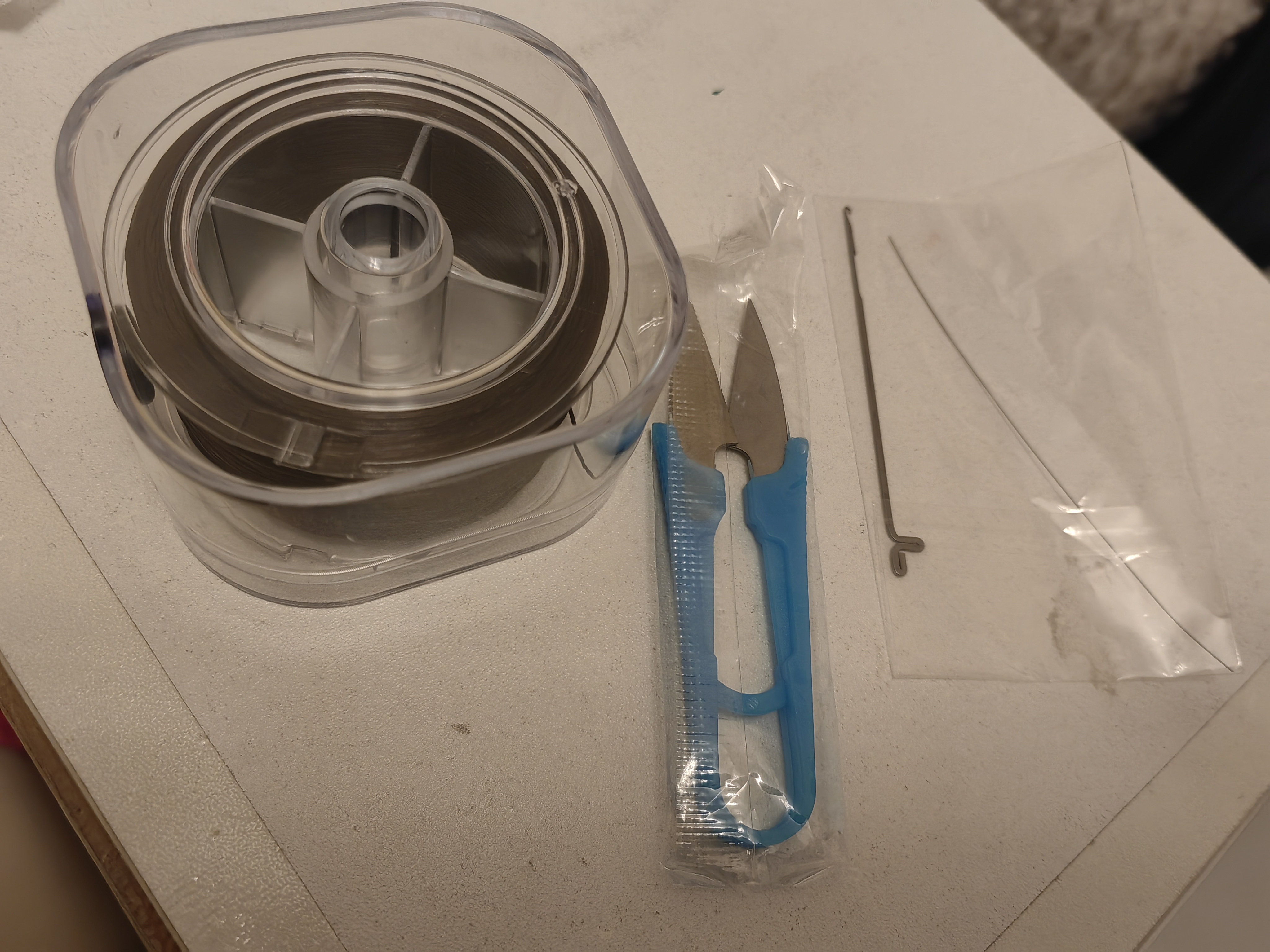八海鸟手串绳弹力线弹力绳串珠线文玩线绳手链易打结耐磨透明松紧文玩线 实拍图