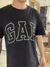 盖璞Gap男女装秋季纯棉印花logo短袖T恤美式725617 黑色 XL (180/100A) 亚洲尺码 实拍图