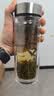 希诺双层抗菌玻璃杯办公车载水杯男高档泡茶杯子中秋节礼物XN-9303 实拍图