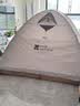 牧高笛（MOBIGARDEN）冷山4帐篷 户外露营徒步防风防雨四人帐篷 NXZ1429065 晨雾白 实拍图